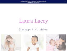 Tablet Screenshot of lauralacey.com